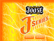 Tablet Screenshot of drinkjoose.com